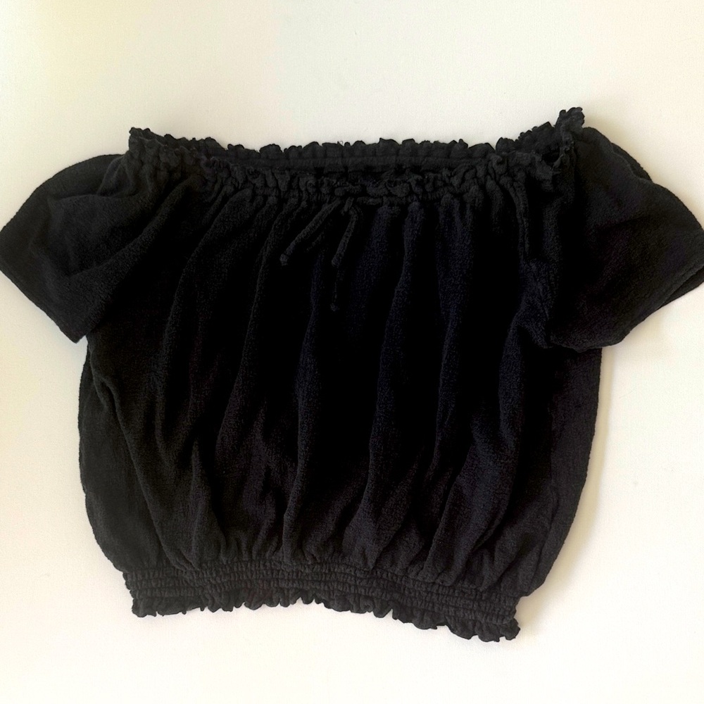 Madewell off-shoulder cotton top (M)